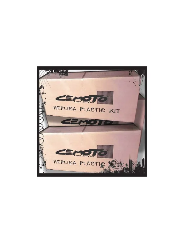 Aanbieding Cemoto plastic kit OEM kleur Husqvarna TC 250/450/510 2003-2004