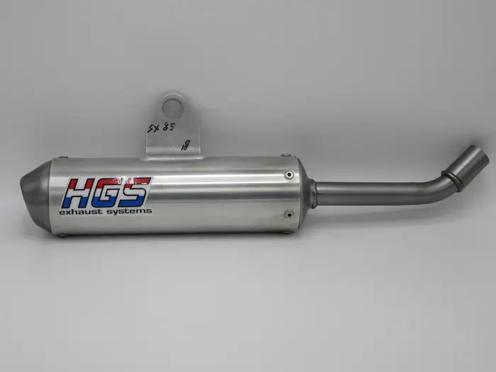 HGS uitlaatdemper aluminium met stalen eindkap Honda CR 250R 2002-2007 Aanbieding
