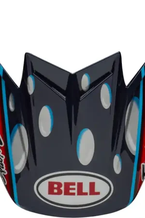 Premium BELL Moto-9 Flex Helmklep McGrath Replica Gloss Blue/Red/Black