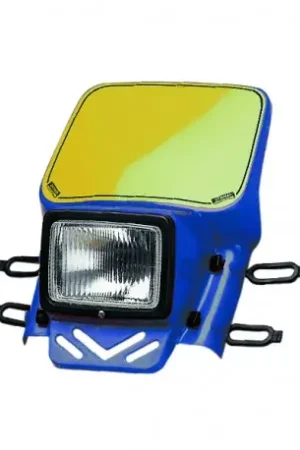 Cemoto enduro koplamp compleet Blauw universeel Koopje