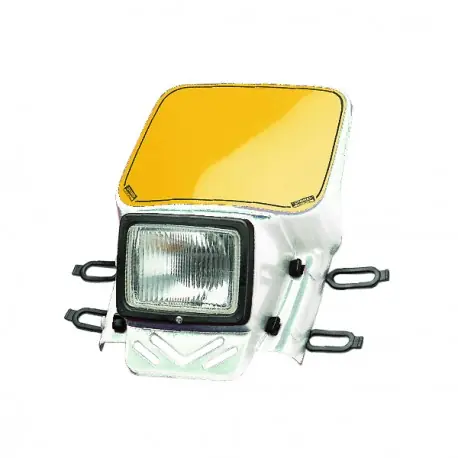 Populair Cemoto enduro koplamp compleet Wit universeel