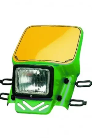 Cemoto enduro koplamp compleet Groen universeel Seizoensaanbieding