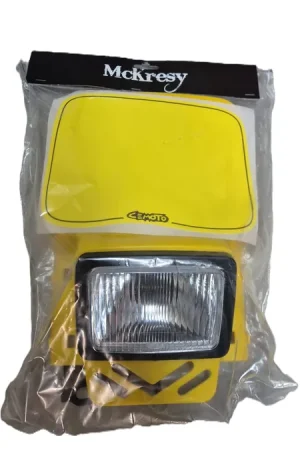 Aanbieding Cemoto enduro koplamp compleet Geel universeel