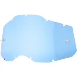 Finale Uitverkoop X-Fun blauwe lens voor 100% accuri 2/strata 2/racecraft 2 tear off lens