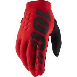100% Maat S koud weer handschoenen Brisker rood Express Levering