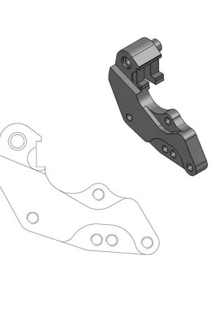 Moto Master Remklauw adapter voor 298mm remschijf Rally/Dakar 112065 Must-Have