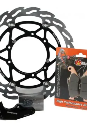 Finale Uitverkoop Moto Master Zwevende voor remschijf 270mm + remblokken + adapter Yamaha/Fantic 2022-