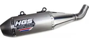 Beperkte Voorraad HGS uitlaatdemper KTM SX-F 450 2019-2022 & Husqvarna FC 450 2019-2022 & Gas Gas MC 450F 2021-2023