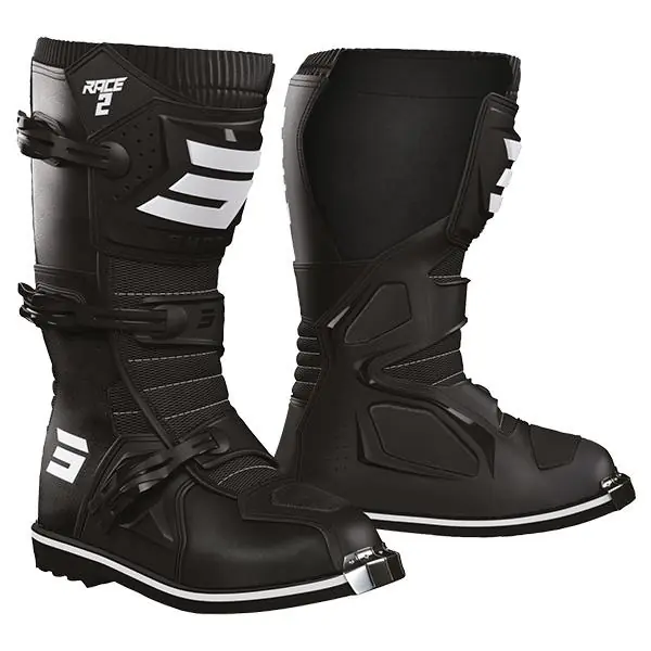 Gratis Retour Shot Race Kinder MX Laarzen Zwart