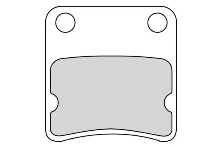Aanbieding FDB625EF BRAKE PADS ORGANIC
