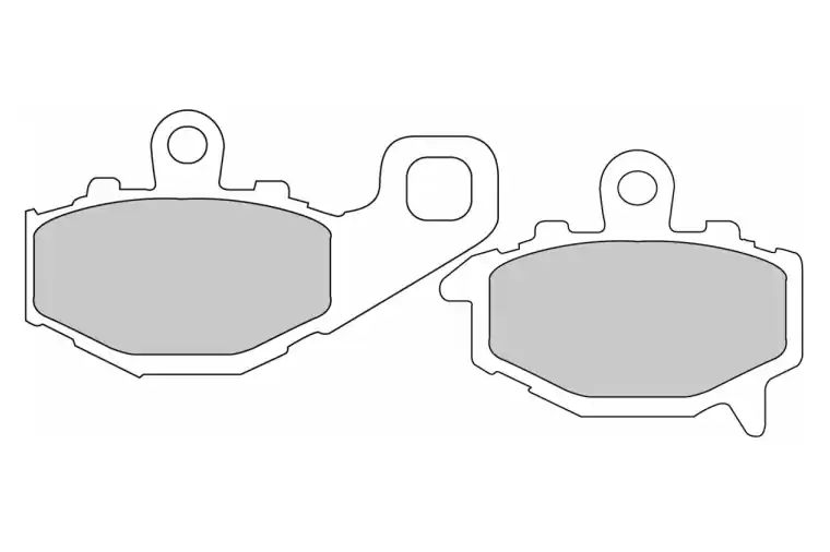 Alleen Vandaag FDB2012EF BRAKE PADS ORGANIC