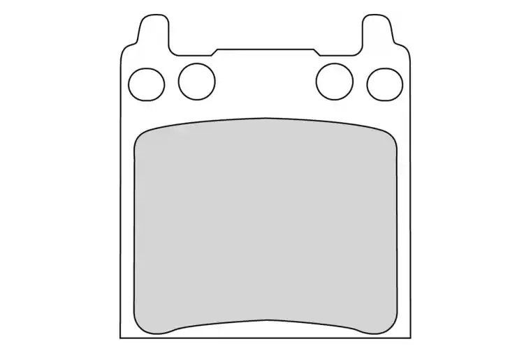 Alleen Vandaag FDB134P BRAKE PADS ORGANIC