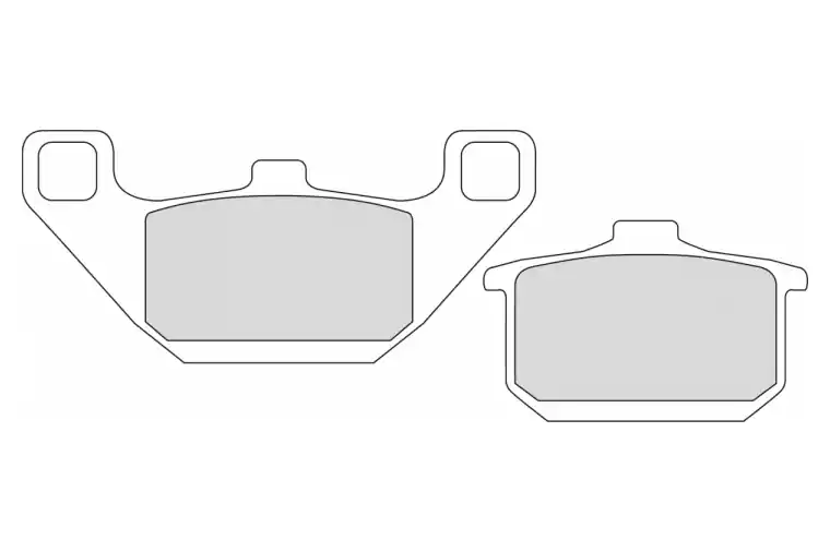 Veilige Betaling FDB339P BRAKE PADS ORGANIC