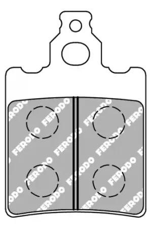 Superprijs FDB624AG BRAKE PADS ORGANIC