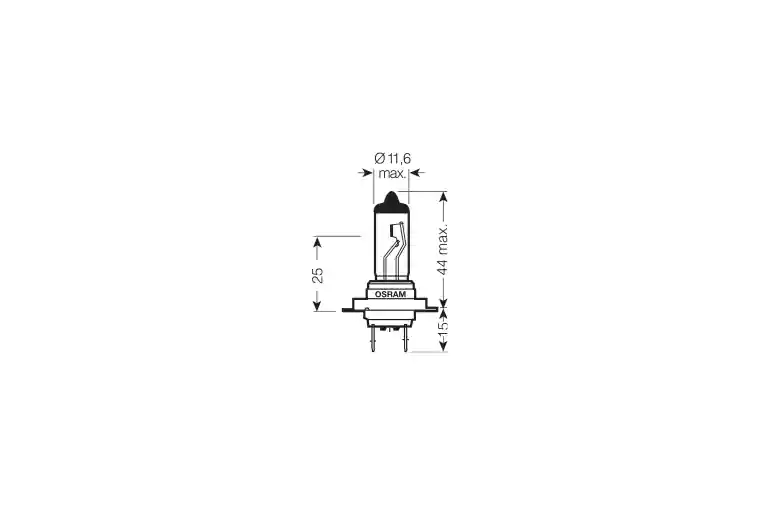 Veilige Betaling 12V 55W H7 PX26D STANDARD