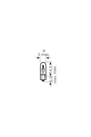 12V 1,2W W2x4,6D STANDARD Goedkoop