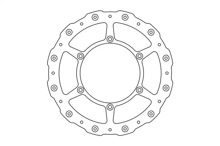Actieprijs FMD0462MXR FIXED BRAKE DISC