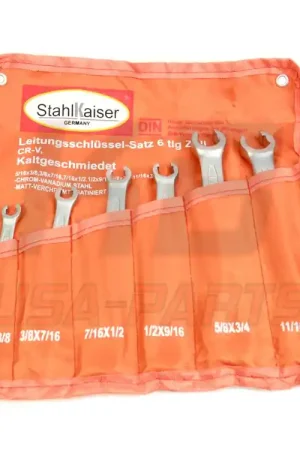 13584 | KB 6 DELIG LeidingSleutel SET 5/16 - 3/4 INCH Alleen Vandaag