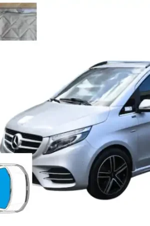 Must-Have Raamisolatie set 8 Delig voor en achterzijde Mercedes Vito Tourer V-Klasse vanaf 2015 (lange wielbasis L2)