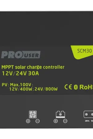 Fabrieksprijs SCM30 MPPT lader laadstroomregelaar