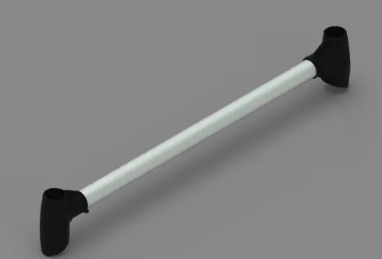 Alleen Vandaag Fiamma frame dwarsbalk Pro zwart 98656M011
