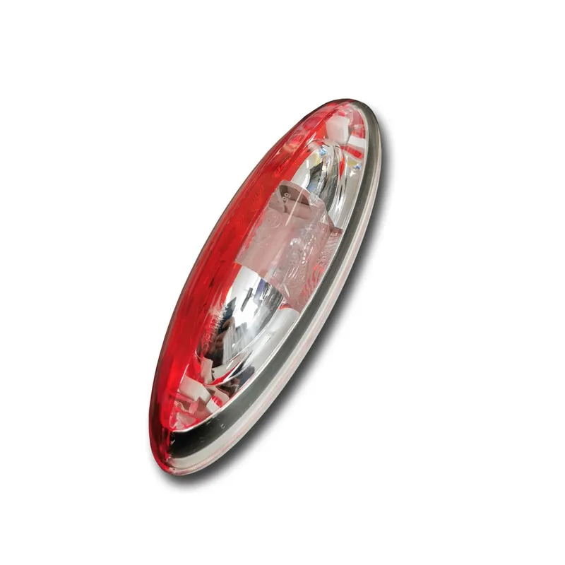 Favoriet Jokon Markering SPL2010 Ovaal Opbouw Rood/Wit Wit Frame 12/24V
