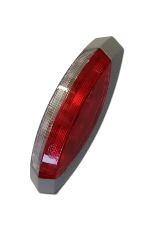 Hella Markering Ovaal Opbouw Rood/Wit Grijs Frame Links Hoge Kwaliteit
