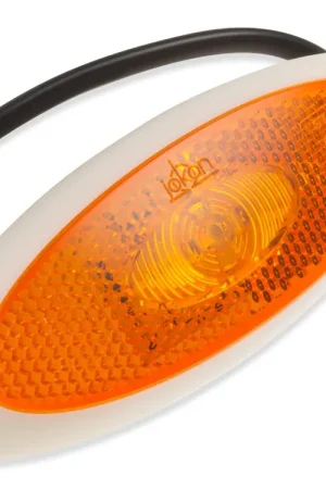 Jokon Zijmarkering LED SMLR2010 Ovaal Opbouw Oranje-Wit Frame Premium