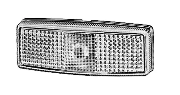 Hella Breedtelicht met Reflector Rechthoekig Opbouw Wit Gereduceerde Prijs