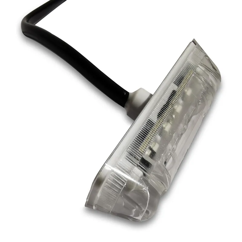 Speciale Aanbieding Jokon Markering LED S24-2 Rechthoekig Opbouw Wit met Rode LEDs