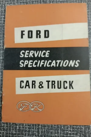 Ford Service Specifications Car & Truck Meest Verkocht
