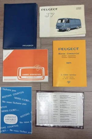 Alleen Vandaag Instructie en onderhouds boekje Peugeot J7 in map