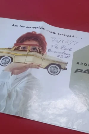 Zeldzame Simca Aronde P60 Brochure – diverse uitvoeringen Populair