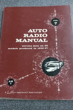 1956– 1957 auto radio 56 models USA service data Direct Verzonden