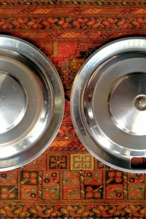 15 inch RVS wieldoppen met centrale moer Hoge Kwaliteit