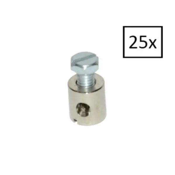 Populair nippel schroef 8x9mm 25pcs