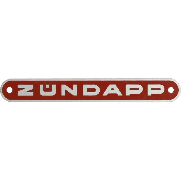 Must-Have embleem buddyseat aluminium rood past op zund ot mod. 517 z433-23.141r