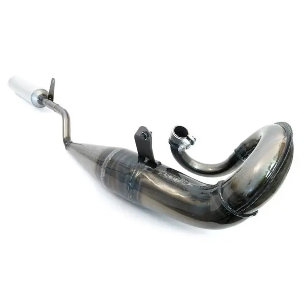 Speciale Aanbieding uitlaat cpl polini Sport blank/zwart past op ciao, citta 200.0132