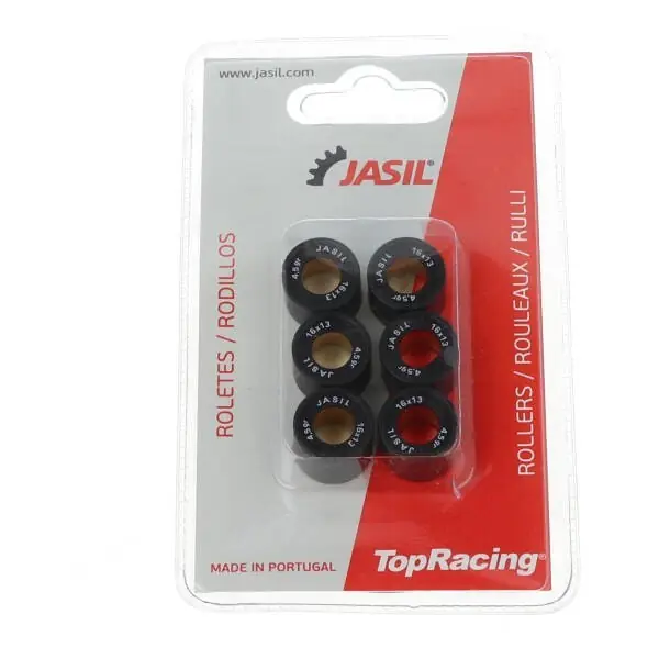 variorolset top racing 5.5gr (made in EU) 16x13mm past op sco gy6, sco piaggio ot 6069005 Nieuw