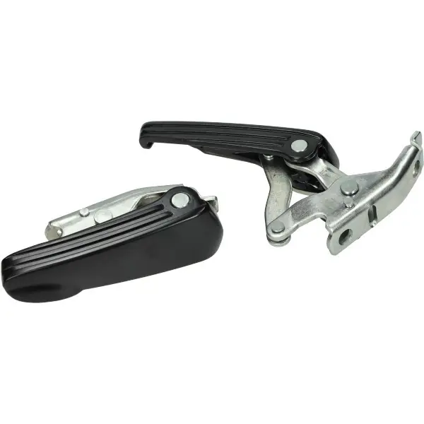 Tijdelijk Beschikbaar duo-voetsteunset vespa zwart mat past op gts 125cc, gts 250cc, gts 300