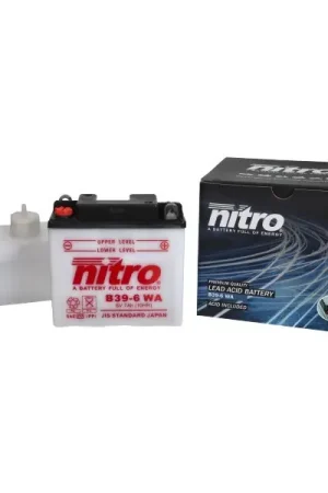 accu nitro 6n7-1 B39-6 WA 6v past op bravo, monza, ms50 Goedkoop