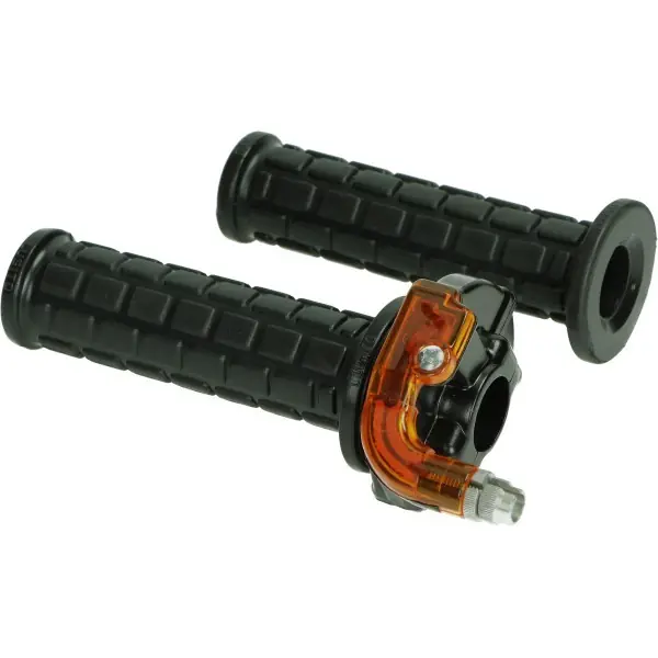 Must-Have gashandel lusito speed haaks (made in EU) zwart/oranje past op scooter, univ