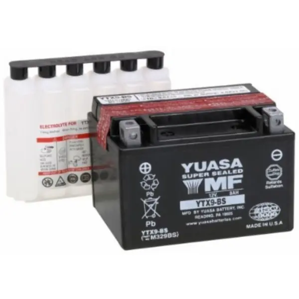 accu yuasa ytx9-bs euro-2 onderhoudsvrij past op centro 4t, zip 4t Fabrieksprijs