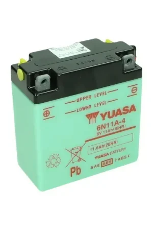 accu yuasa 6n11a-4 6v o.a. past op zundapp Beperkte Voorraad