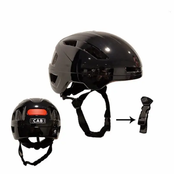 Finale Uitverkoop helm CAB pedelec/snorfiets NTA-8776 keur safety S/M 52/57 zwart glans