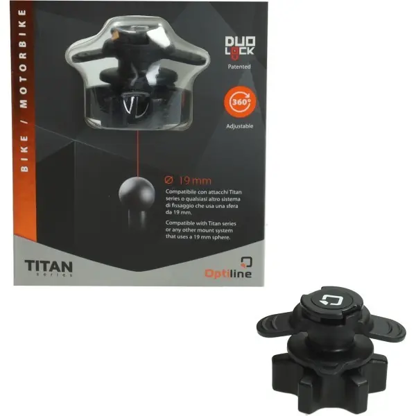 houder optiline telefoon Compatibel met Titan Series en 19 mm bol 91585 Gratis Retour