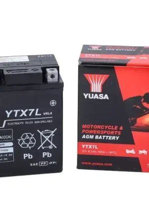 Tijdelijk Beschikbaar accu yuasa ytx7l-bs sla/gel euro-4/5 past op liberty IGET, sprint, zip 4t (euro4)