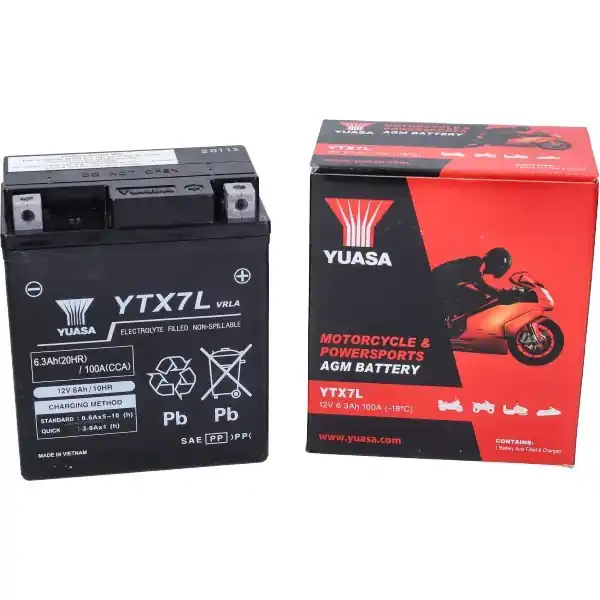 Tijdelijk Beschikbaar accu yuasa ytx7l-bs sla/gel euro-4/5 past op liberty IGET, sprint, zip 4t (euro4)