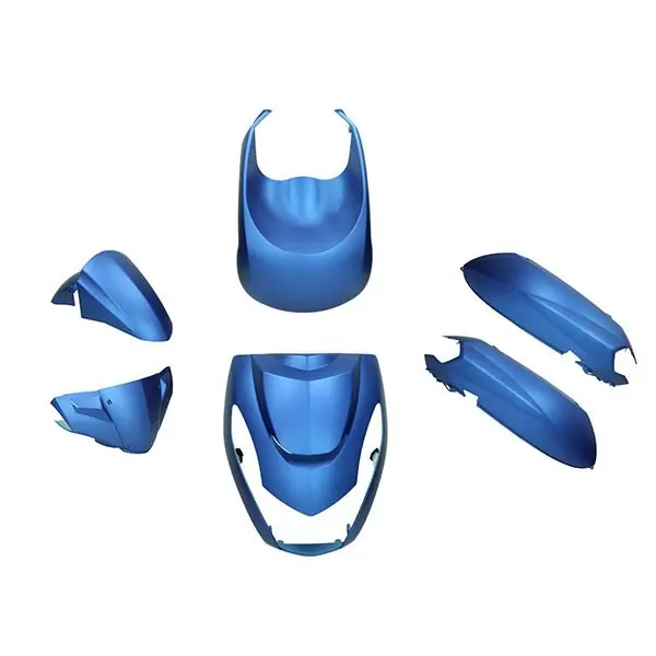 Aanbieding plaatwerkset DMP euro-4 blauw mat 6-delig past op kisbee
